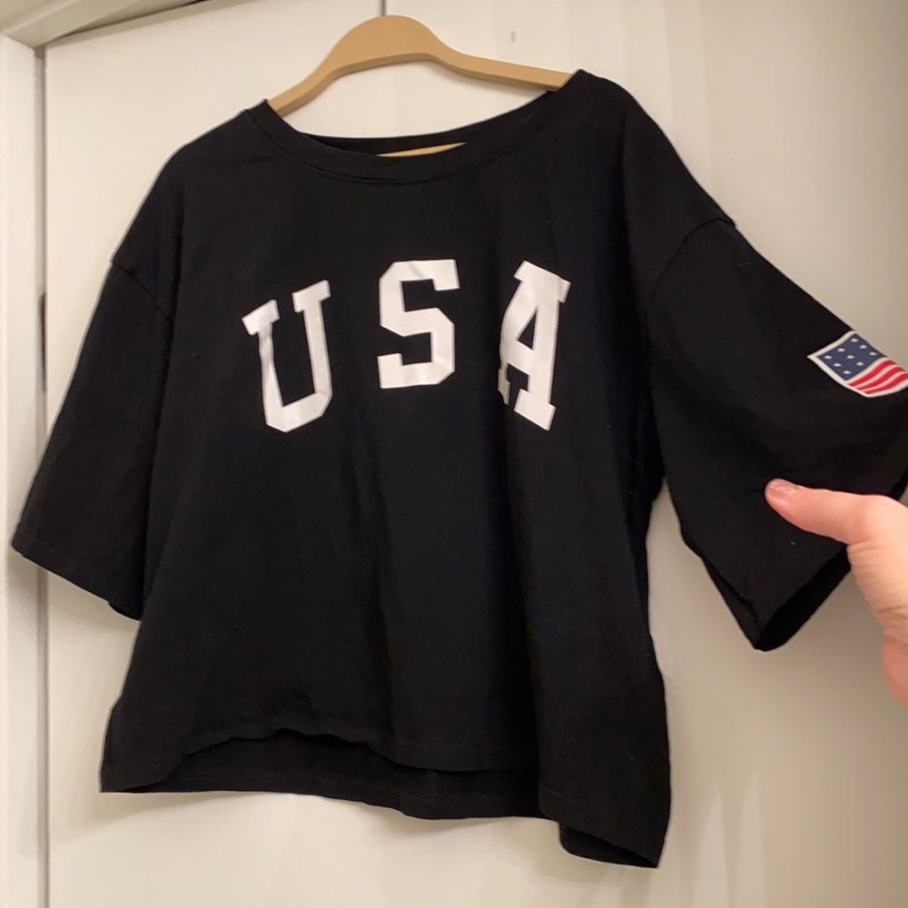 USA crop top